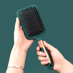 4 Pcs Hair Brush Set Anti Static Massage Oval Comb Round Hair Brush Air Cushion Vent Hair Brush Detangling Paddle Comb Hairbrush for Women Men