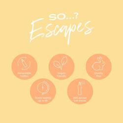 So…? Escapes Womens Gift Set, with Ibiza Dream, Bali Breeze, Mykonos Nights & Majorca Love, Fragrance Spray Set