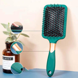 4 Pcs Hair Brush Set Anti Static Massage Oval Comb Round Hair Brush Air Cushion Vent Hair Brush Detangling Paddle Comb Hairbrush for Women Men