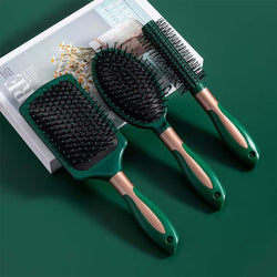 4 Pcs Hair Brush Set Anti Static Massage Oval Comb Round Hair Brush Air Cushion Vent Hair Brush Detangling Paddle Comb Hairbrush for Women Men