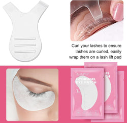 Lash Lift Kit, Eyelash Perm Kit, Lash Curling Eyelash Extension Set, Semi-Permanent Curling Lifting Perming Wave for Beauty Salon Home Use