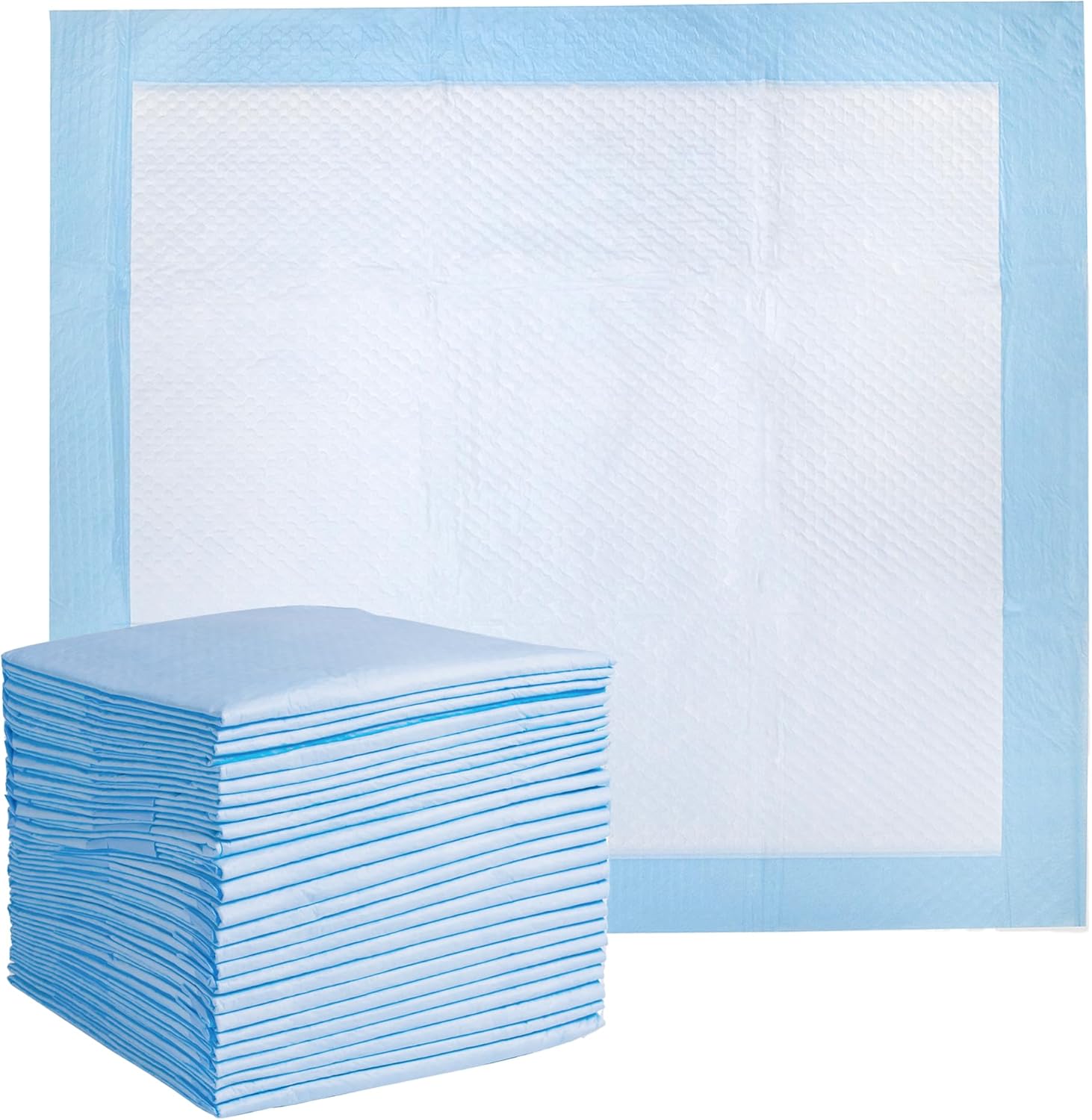 50 x Easy Care Solutions 60 x 60 cm Disposable Incontinence Bed Pads, Underpads, Bed Mats, Mattress Protectors, Incontinence Pads, Waterproof Bed Sheets for Every person 2 Packs of 25