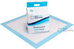 50 x Easy Care Solutions 60 x 60 cm Disposable Incontinence Bed Pads, Underpads, Bed Mats, Mattress Protectors, Incontinence Pads, Waterproof Bed Sheets for Every person 2 Packs of 25