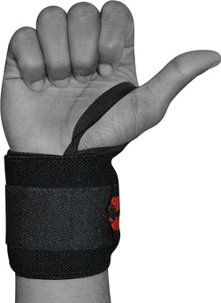 Power Weight Lifting Wrist Wraps Supports Gym Training Fist Straps - Sold as Pair & One Size Fits All