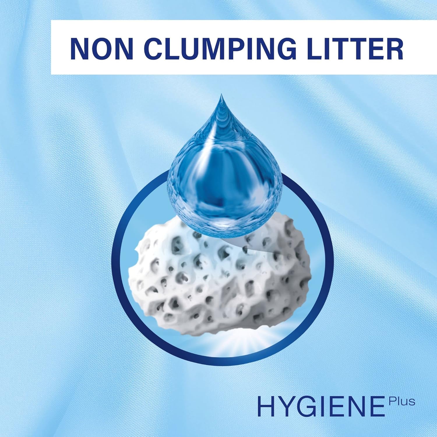 Hygiene Plus Non-Clumping Adult Cat and Kitten Litter 20L, 100% Natural and Absorbent